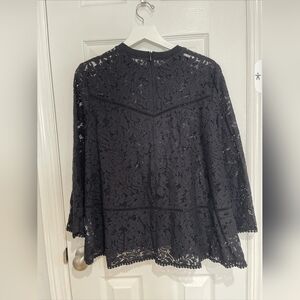 Zara Black Lace Top